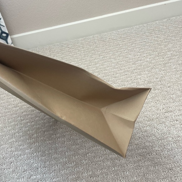 Authentic Gold Embossed Burberry Shopping Bag - Picture 3 of 5